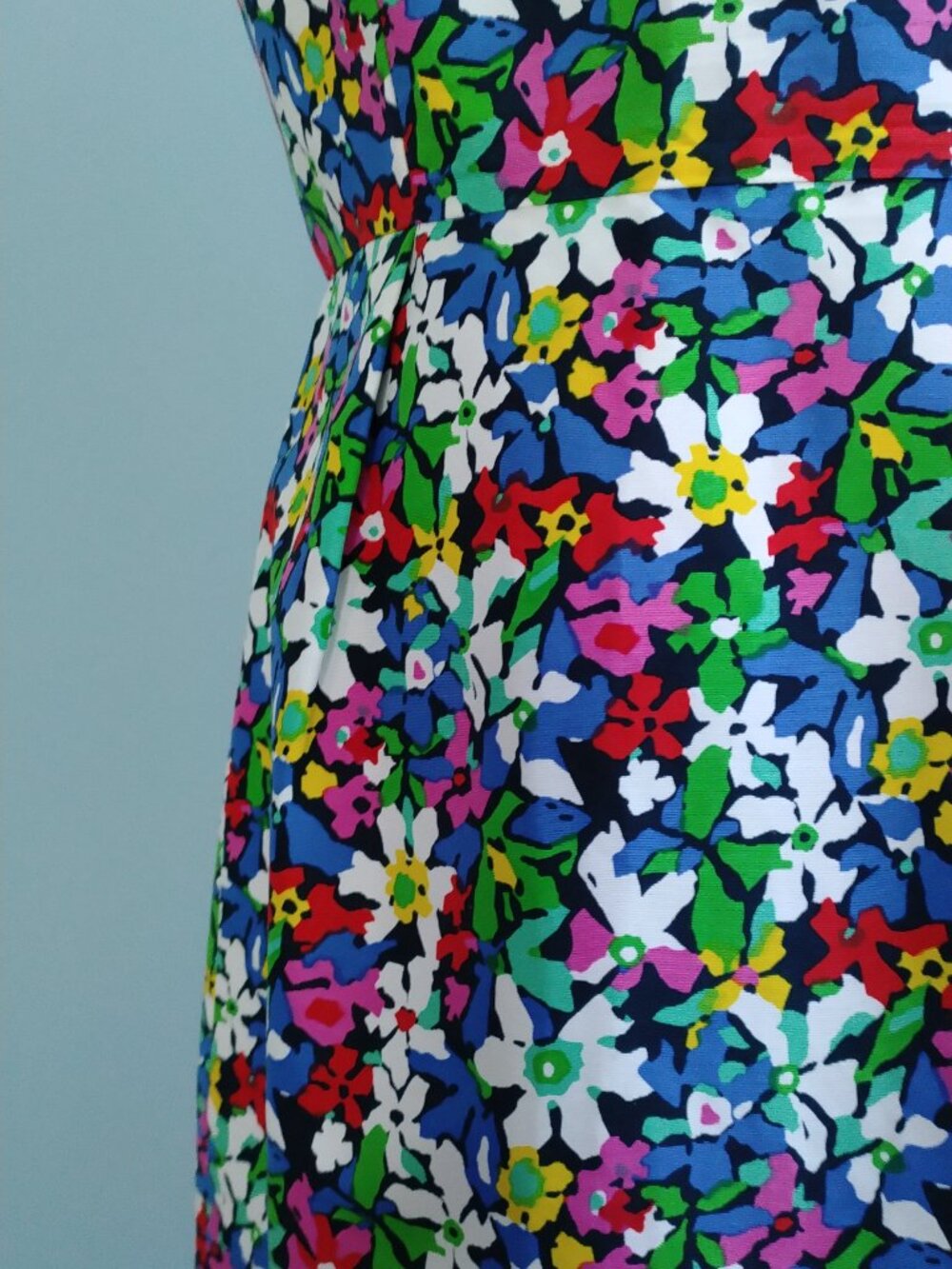 Kate Spade Mira in Full Bloom Dress Floral Multicolour Cotton & Silk - Picture 9 of 13